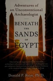Tapa de Beneath the sands of Egypt