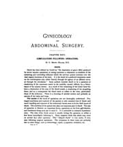 Tapa de Gynecology and abdominal surgery v. 2, 1908
