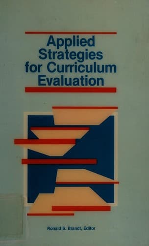 Tapa de Applied strategies for curriculum evaluation