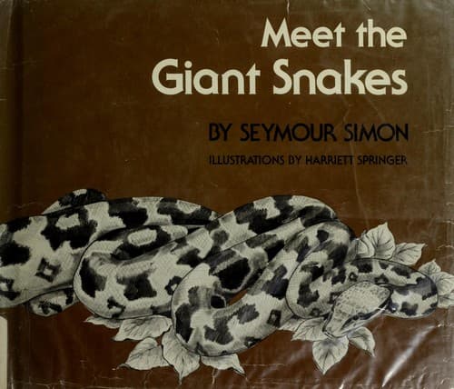 Tapa de Meet the giant snakes
