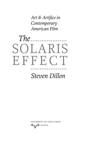 Tapa de The Solaris effect
