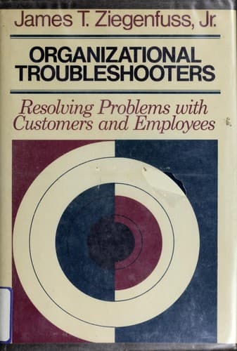 Tapa de Organizational troubleshooters