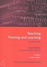 Tapa de Teaching, training and learning
