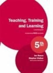 Tapa de Teaching, training and learning