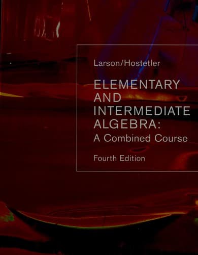 Tapa de Elementary And Intermediate Algebra