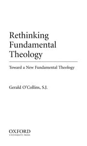 Tapa de Rethinking fundamental theology