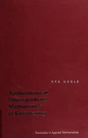 Tapa de Applications of undergraduate mathematics in engineering