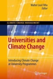 Tapa de Universities and climate change