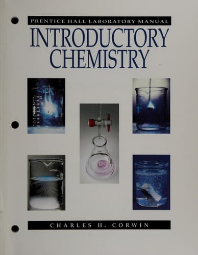 Tapa de Manual to Introductory Chemistry