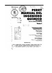 Tapa de Manual del Ingeniero Quimico Sexta Edicion