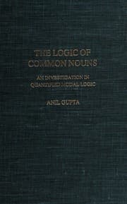 Tapa de The logic of common nouns
