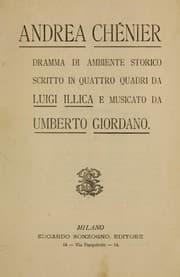 Tapa de Andrea Chénier