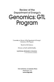 Tapa de Review of the Department of Energy's Genomics: GTL program