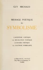 Tapa de Message poétique du symbolisme