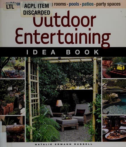 Tapa de Outdoor entertaining idea book