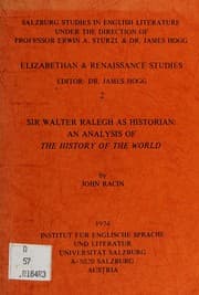 Tapa de Sir Walter Ralegh as historian