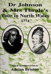 Tapa de Dr Johnson & Mrs Thrale's tour in North Wales 1774
