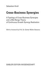 Tapa de Cross-Business Synergies