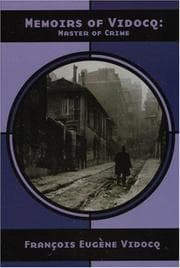 Tapa de Memoirs of Vidocq