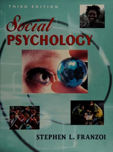 Tapa de Social psychology