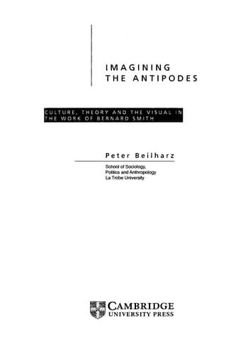Tapa de Imagining the antipodes