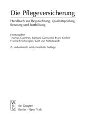 Tapa de Die Pflegeversicherung
