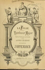 Tapa de La fille du tambour major