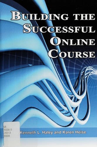 Tapa de Building the successful online course