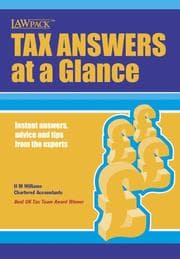 Tapa de Tax Answers at a Glance (Tax Guide)