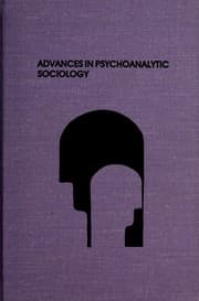 Tapa de Advances in psychoanalytic sociology