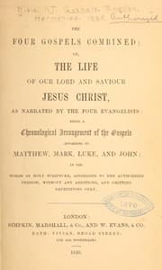 Tapa de The four Gospels combined