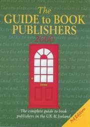Tapa de The Guide to Book Publishers 2000