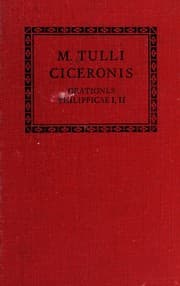 Tapa de In M. Antonium orationes Philippicae, prima et secunda