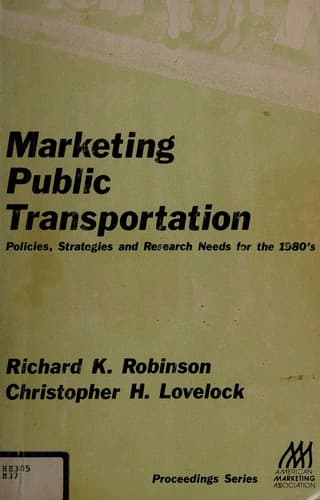 Tapa de Marketing public transportation
