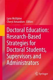 Tapa de Doctoral education