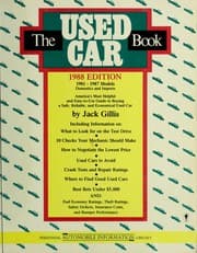 Tapa de The Used Car Book 1988