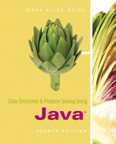 Tapa de Data Structures and Problem Solving Using Java (4th Edition)