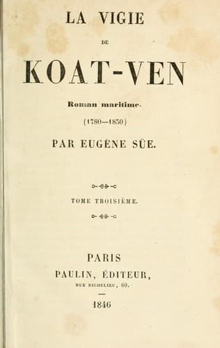 Tapa de La vigie de Koat-Vën