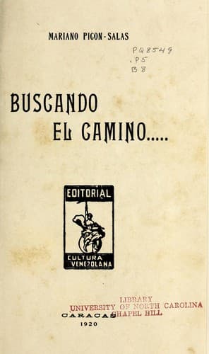 Tapa de Buscando el camino