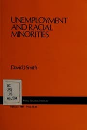 Tapa de Unemployment and Racial Minorities (Report)