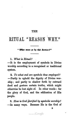 Tapa de The Ritual "Reason Why"
