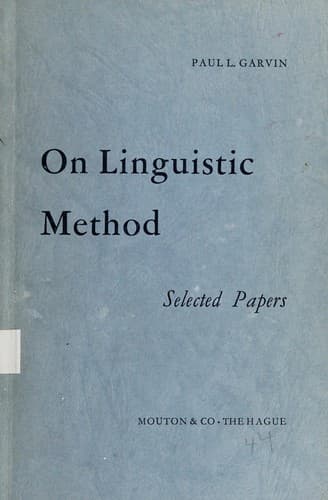 Tapa de On linguistic method
