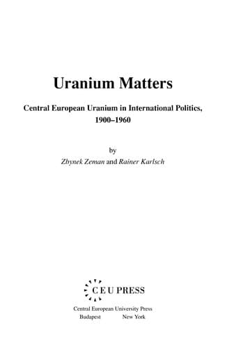 Tapa de Uranium matters