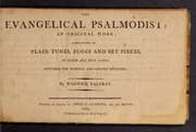 Tapa de The evangelical psalmodist