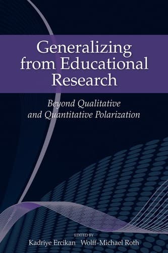 Tapa de Generalizing from educational research
