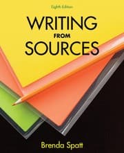 Tapa de Writing from sources