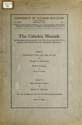 Tapa de The Cahokia mounds