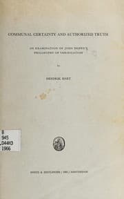 Tapa de Communal certainty and authorized truth