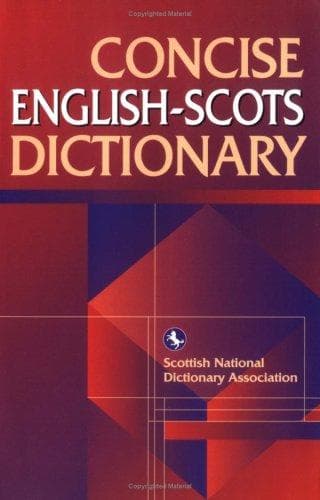 Tapa de Concise English-Scots Dictionary