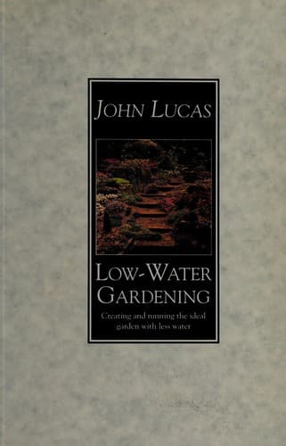 Tapa de Low-water gardening